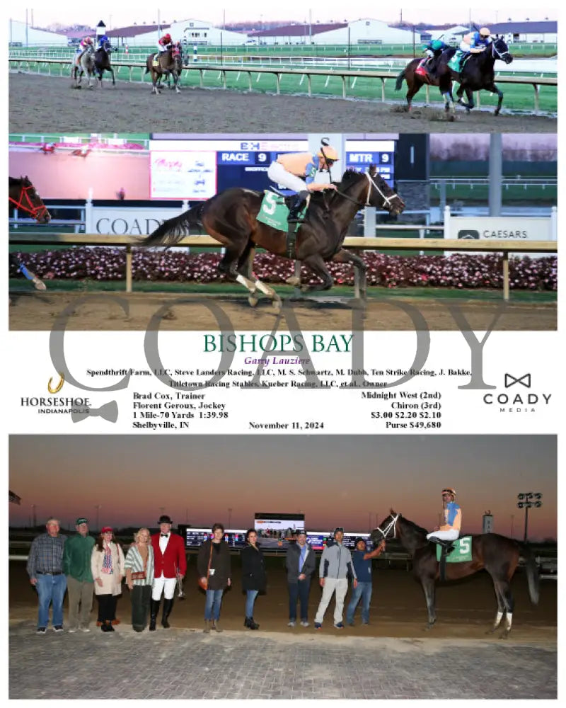 Bishops Bay - Garry Lauziere 11-11-24 R09 Ind Indiana Grand