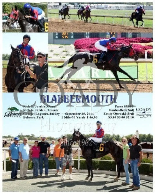 Blabbermouth - 092514 Race 01 Btp Belterra Park