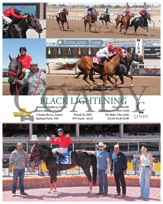 BLACK LIGHTENING - 03-23-25 - R01 - SUN Sunland Park