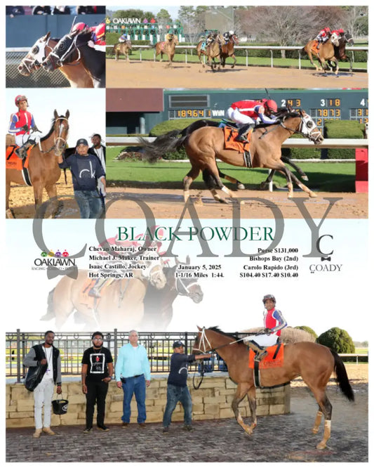 Black Powder - 01-05-25 R05 Op Oaklawn Park