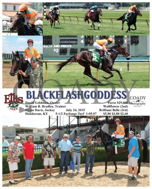 Blackflashgoddess - 072415 Race 04 Elp Ellis Park