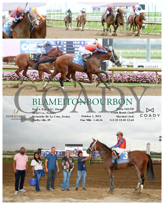Blameitonbourbon - 10-01-24 R07 Ind Indiana Grand