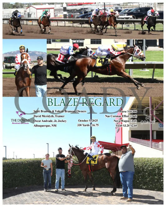 BLAZE REGARD - 10-05-25 - R02 - ALB Downs at Albuquerque