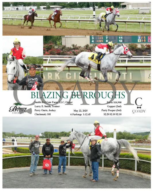 BLAZING BURROUGHS - 05-22-25 - R01 - Belterra Park Churchill Downs