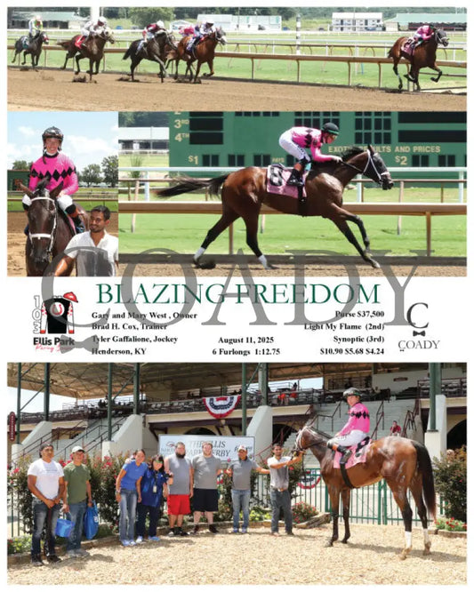 BLAZING FREEDOM - 081125 - Race 03 - ELP Ellis Park
