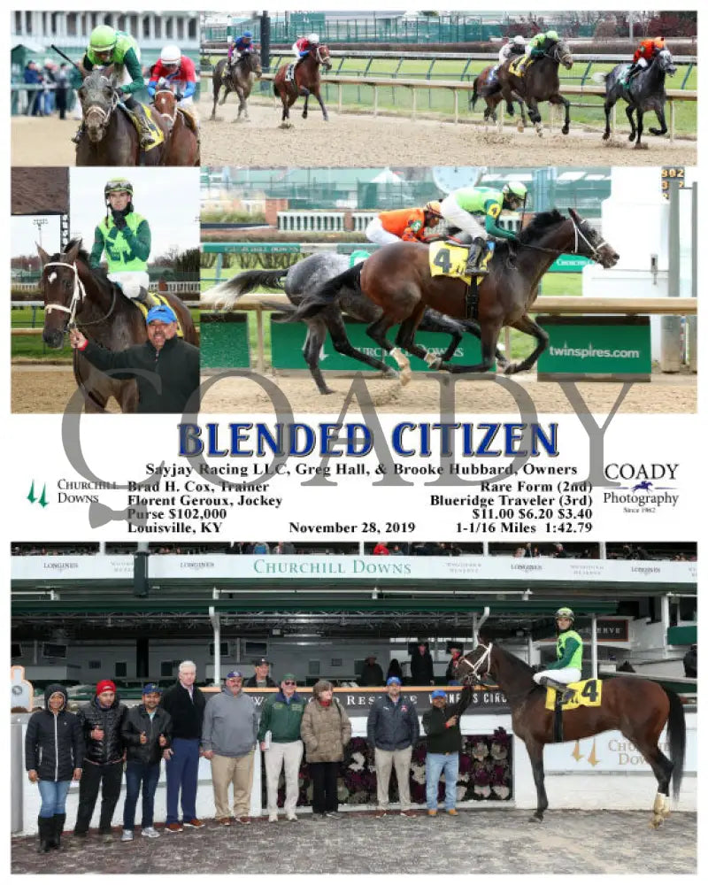 Blended Citizen - 11-28-19 R02 Cd Churchill Downs