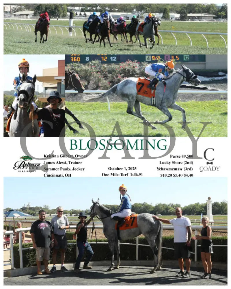 BLOSSOMING - 100125 - Race 05 - BTP Presque Isle Downs