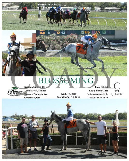 BLOSSOMING - 100125 - Race 05 - BTP Presque Isle Downs