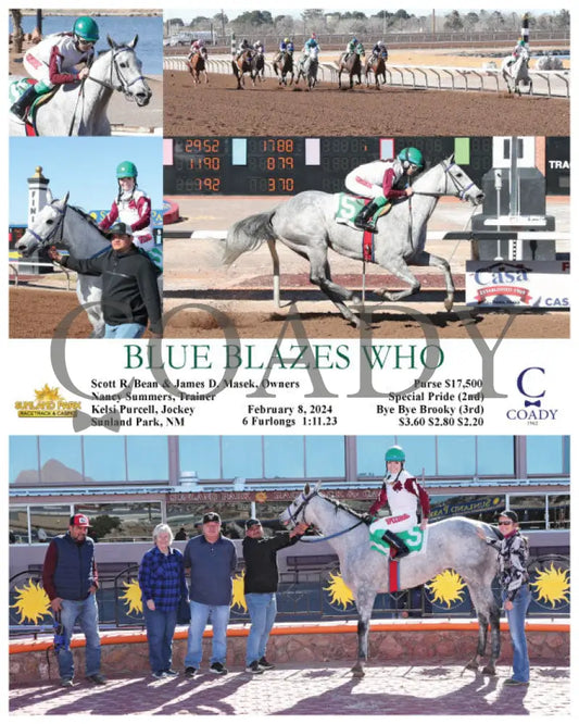 Blue Blazes Who - 02-08-24 R06 Sun Sunland Park