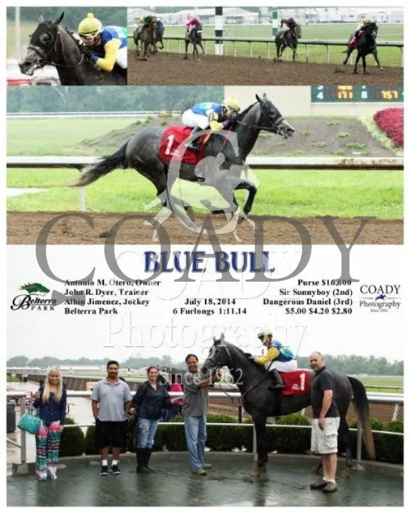 Blue Bull - 071814 Race 07 Btp Belterra Park