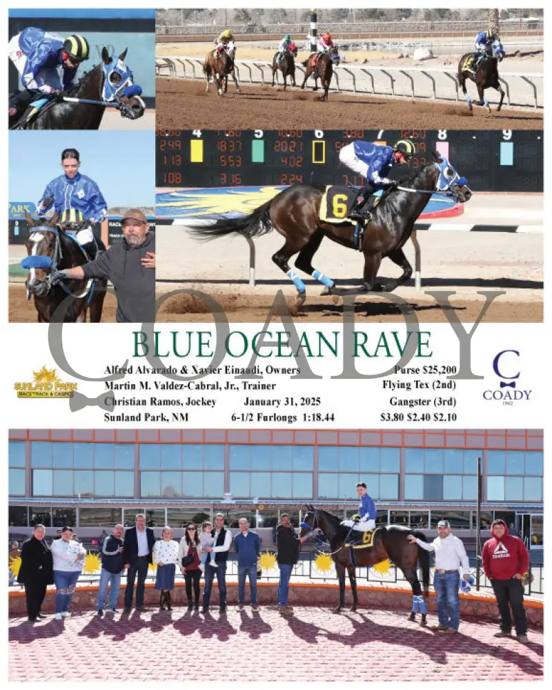 Blue Ocean Rave - 01-31-25 R02 Sun Turfway Park