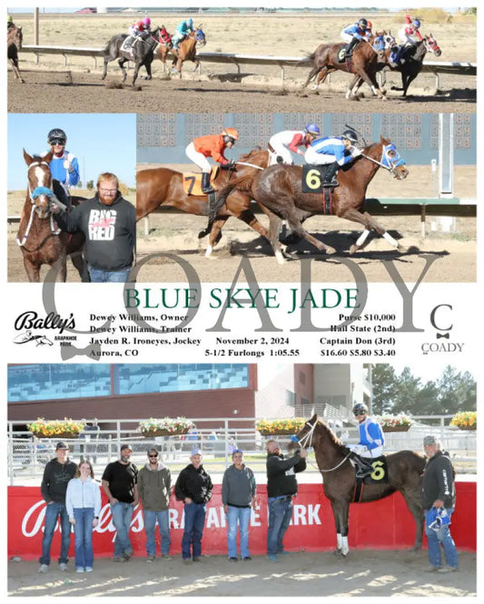 Blue Skye Jade - 11-02-24 R06 Arp Arapahoe Park