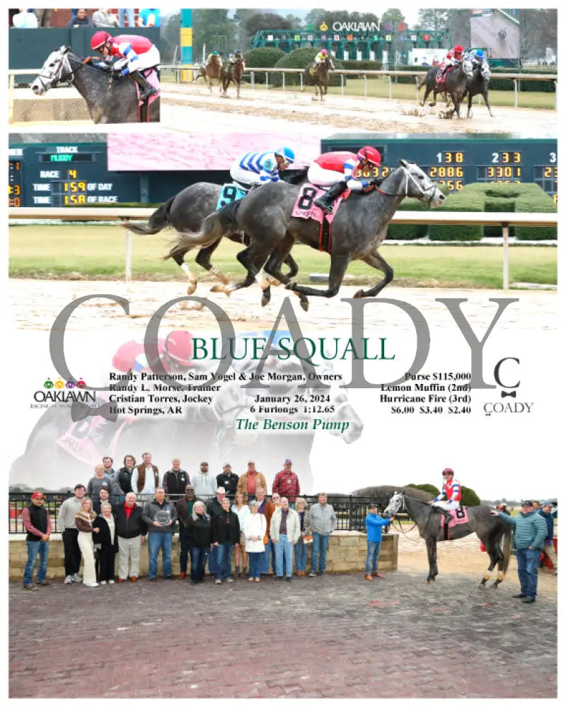 Blue Squall - 01-26-24 R04 Op Oaklawn Park