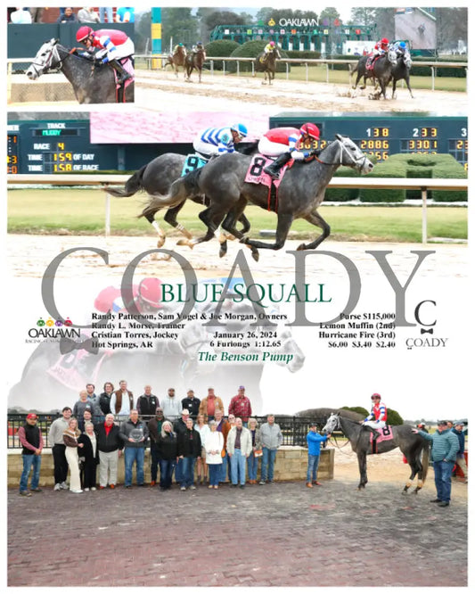Blue Squall - 01-26-24 R04 Op Oaklawn Park