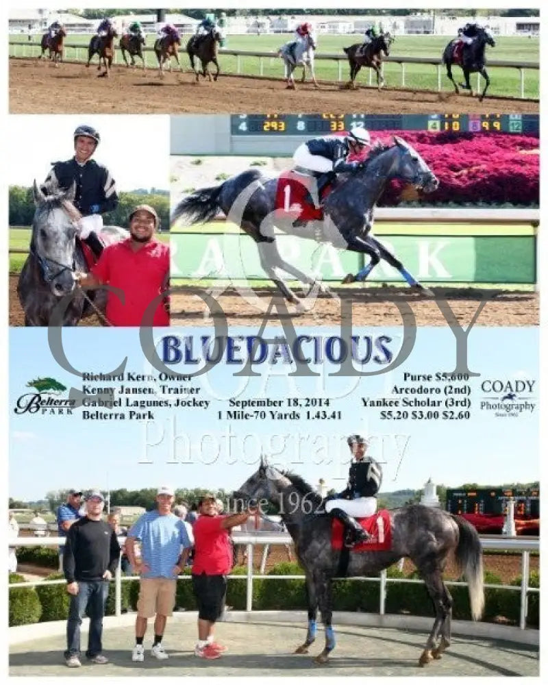 Bluedacious - 091814 Race 06 Btp Belterra Park