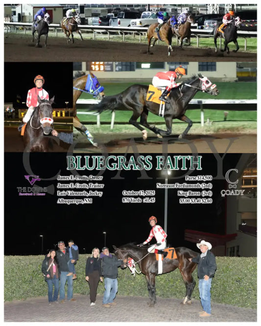 BLUEGRASS FAITH - 10-17-25 - R05 - ALB Downs at Albuquerque