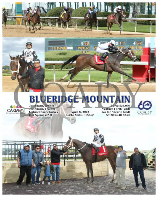 Blueridge Mountain - 04-08-22 R07 Op Oaklawn Park
