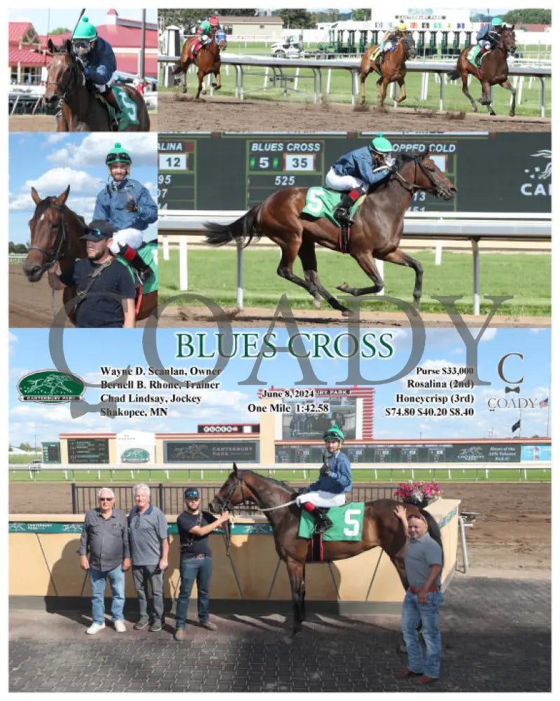 Blues Cross - 06-08-24 R01 Cby Canterbury Park