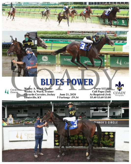 Blues Power - 06-21-20 R02 Cd Churchill Downs