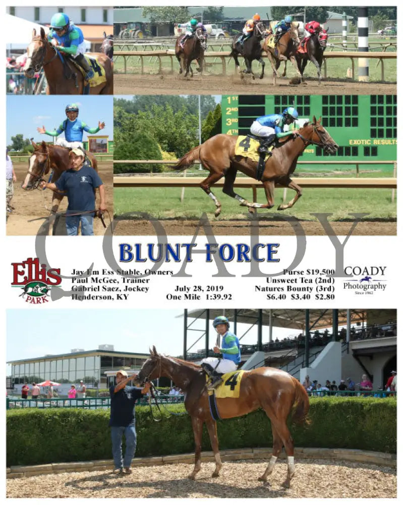 Blunt Force - 07-28-19 R05 Elp Ellis Park