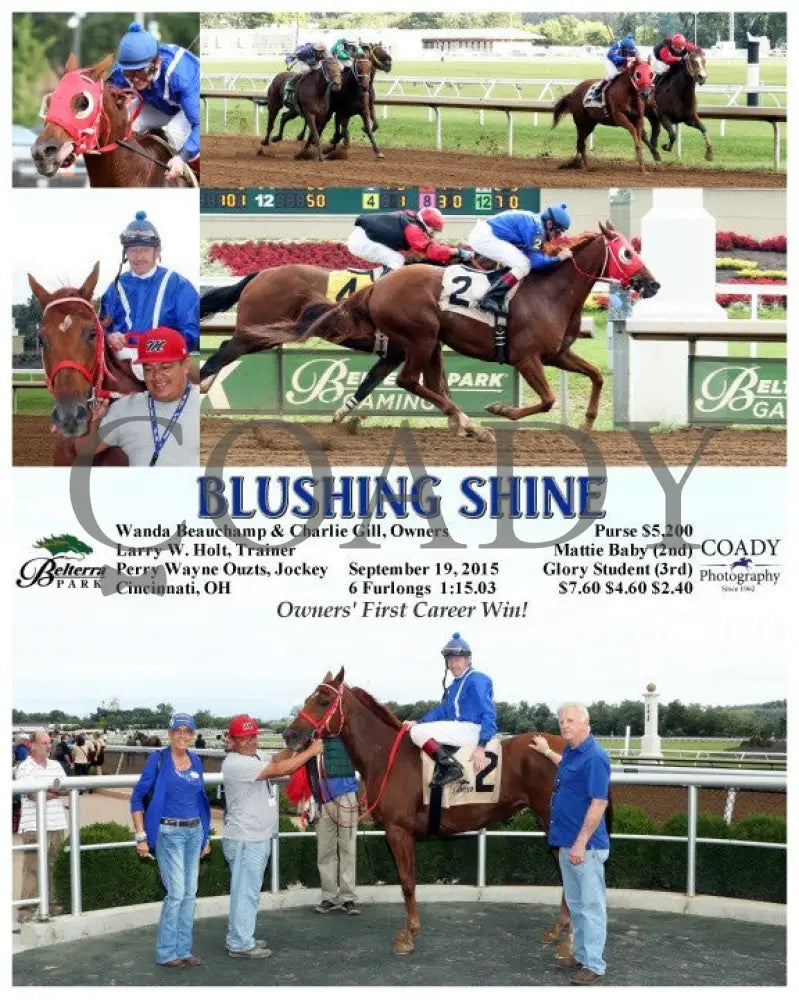Blushing Shine - 091915 Race 07 Btp Belterra Park