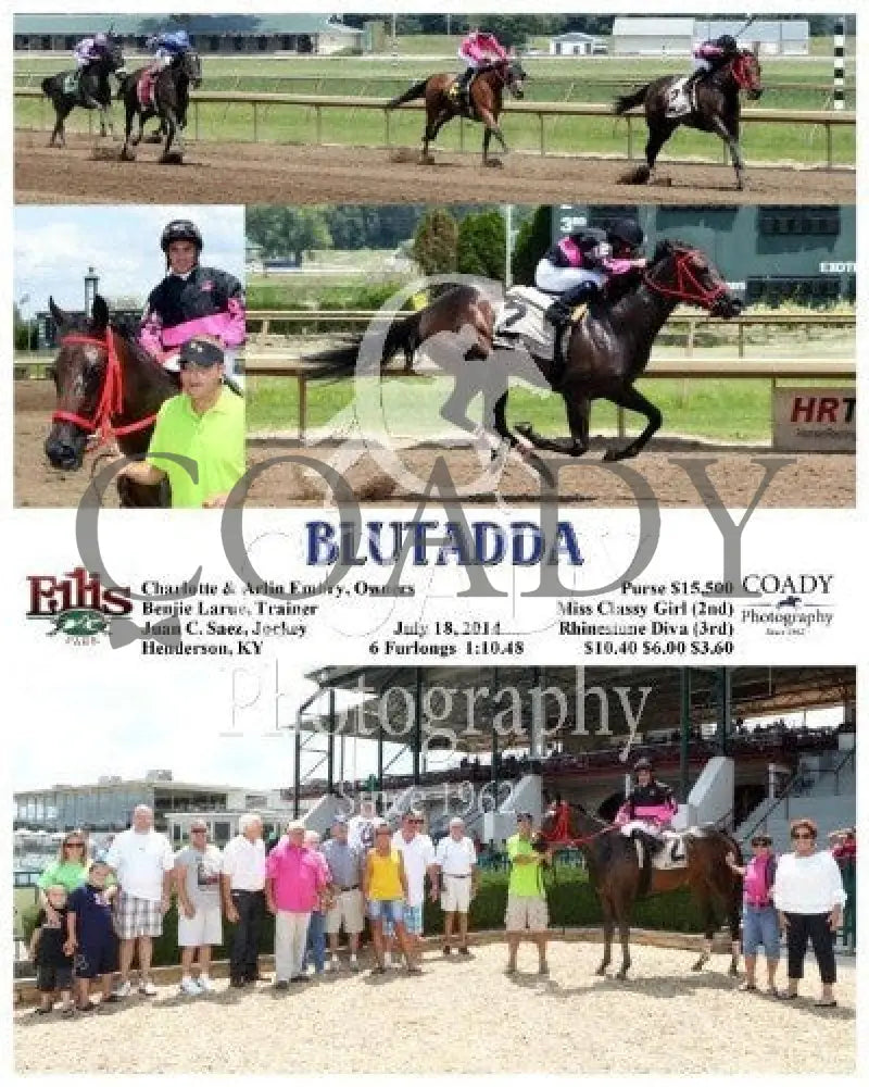 Blutadda - 071814 Race 03 Elp Ellis Park