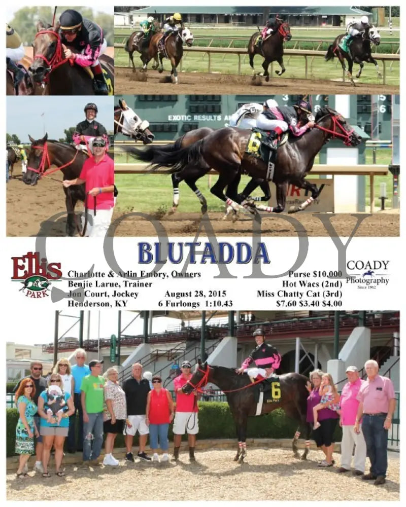 Blutadda - 082815 Race 03 Elp Ellis Park