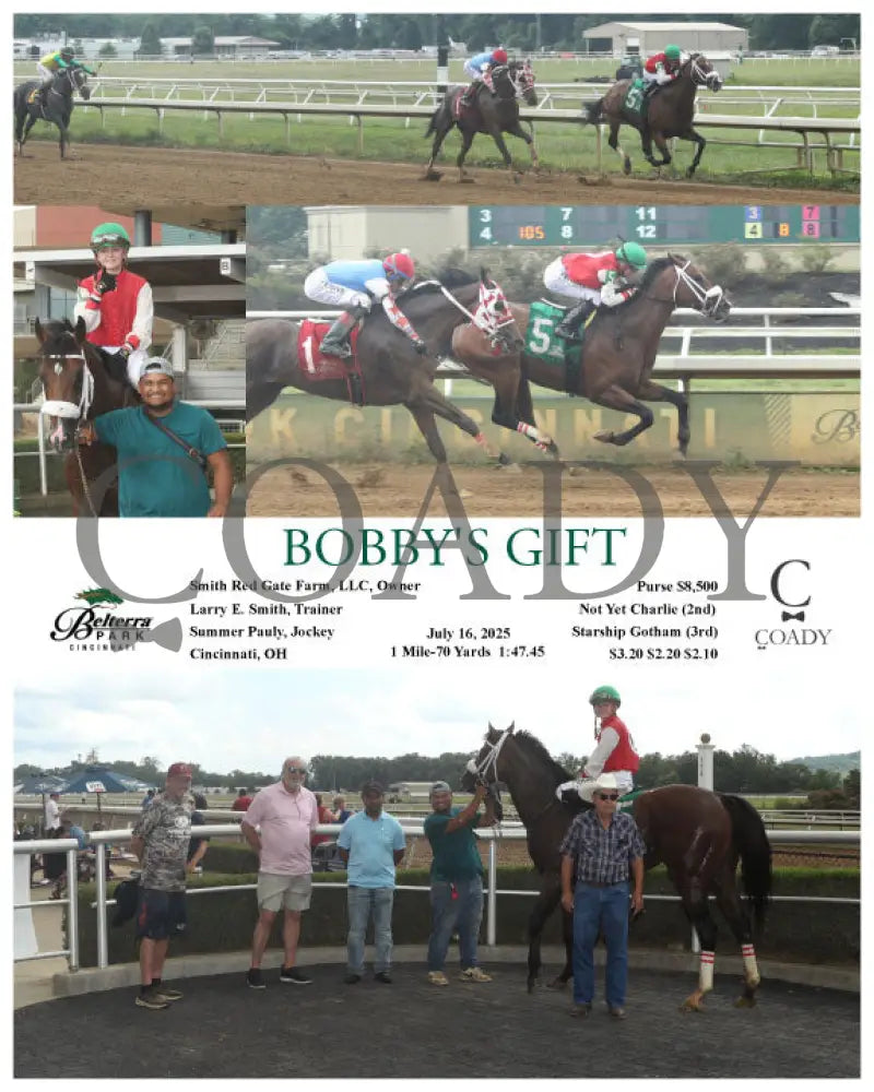 BOBBY’S GIFT - 071625 - Race 03 - BTP Indiana Grand
