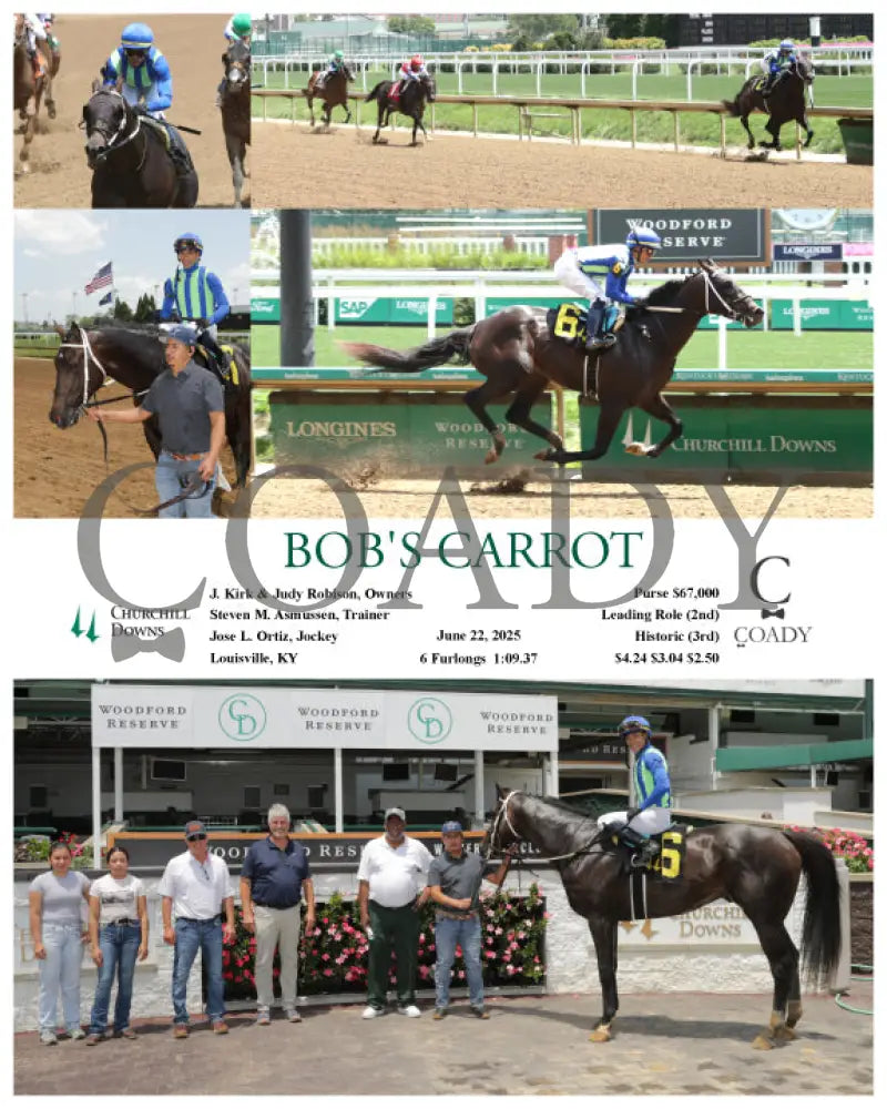 BOB’S CARROT - 06-22-25 - R03 - CD Churchill Downs