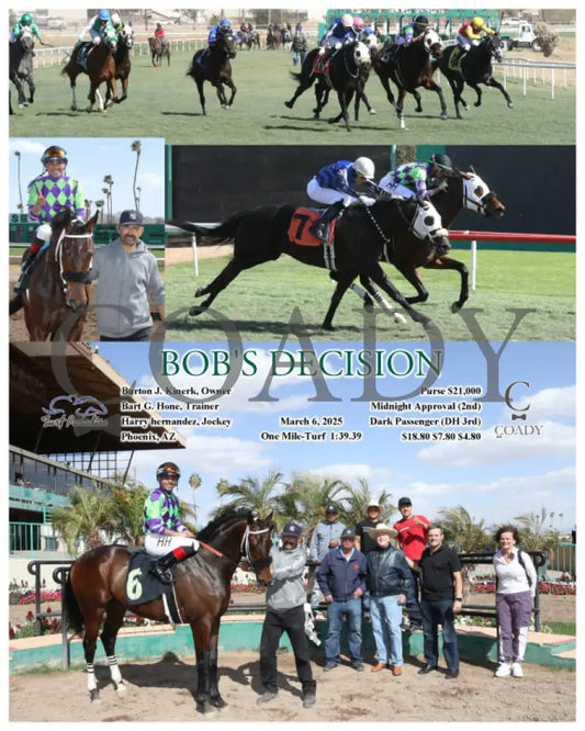 BOB’S DECISION - 03-06-25 - R04 - TUP Turf Paradise