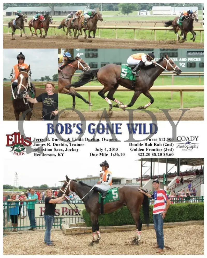 Bob’s Gone Wild - 070415 Race 04 Elp Ellis Park