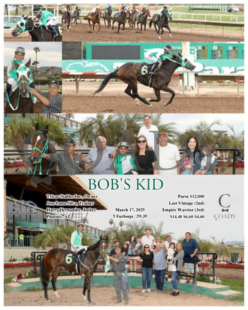 BOB’S KID - 03-17-25 - R08 - TUP Turf Paradise