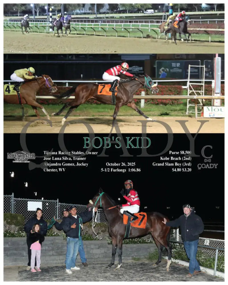 BOB’S KID - 10-26-25 - R08 - MNR Mountaineer Park