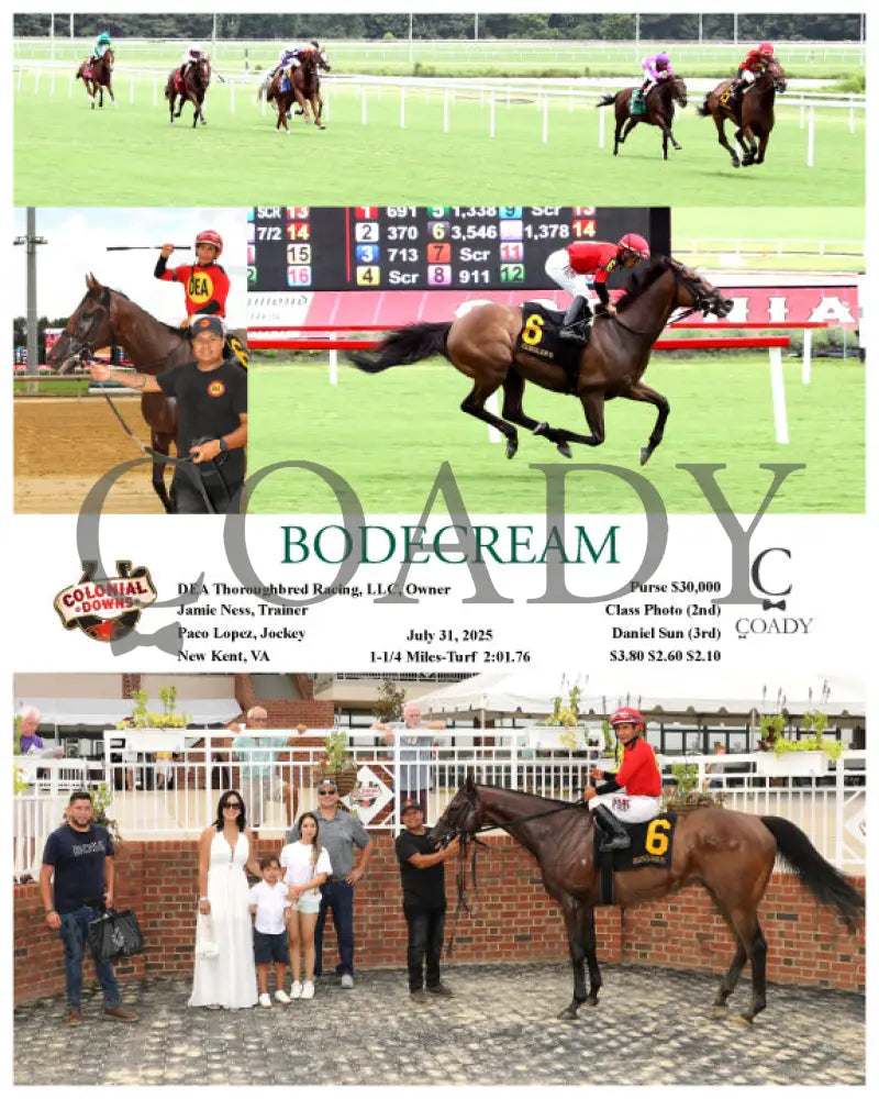 BODECREAM - 07-31-25 - R07 - CNL Colonial Downs