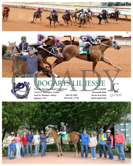BOGARTS LIL JESSIE - 06-20-25 - R10 - RUI Ruidoso Downs