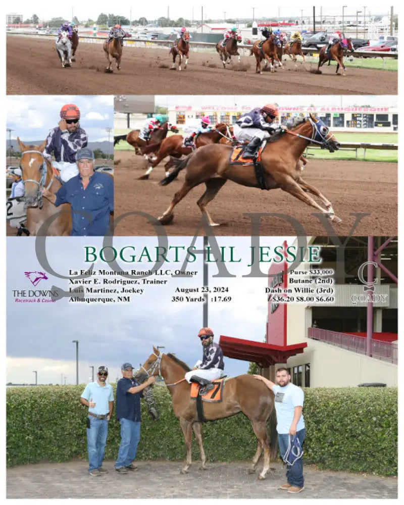 Bogarts Lil Jessie - 08-23-24 R06 Alb Downs At Albuquerque