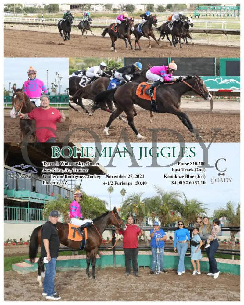 Bohemian Jiggles - 11-27-24 R06 Tup Turf Paradise