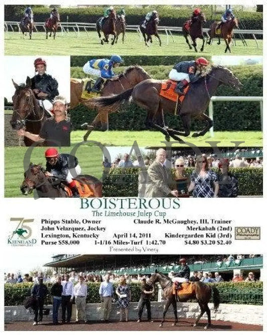 Boisterous - The Limehouse Julep Cup 041411 R Keeneland