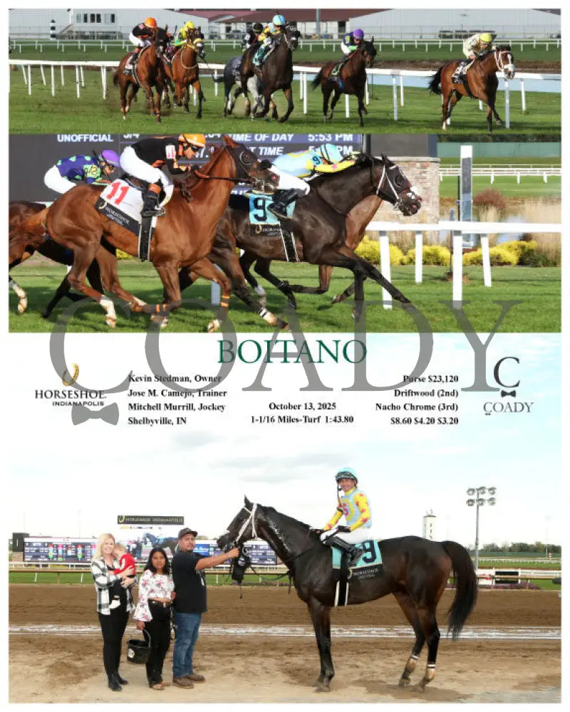 BOITANO - 10-13-25 - R08 - IND Indiana Grand