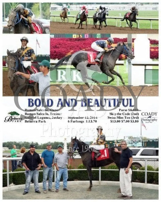 Bold And Beautiful - 091214 Race 03 Btp Belterra Park