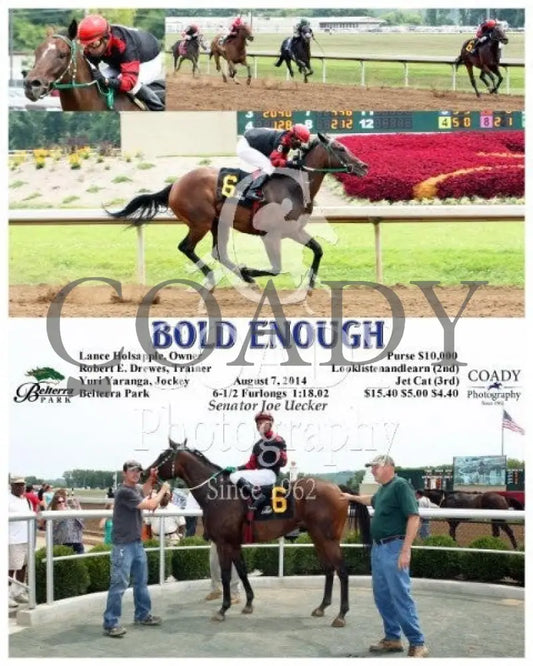 Bold Enough - 080714 Race 03 Btp Belterra Park
