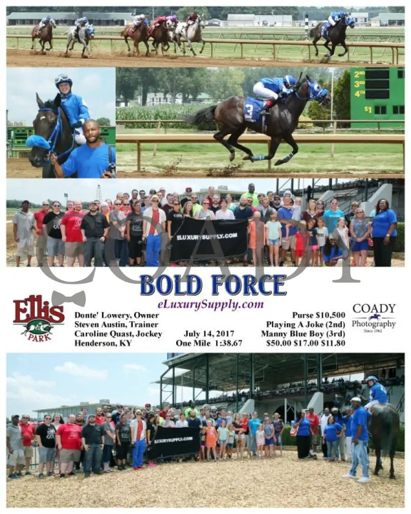 BOLD FORCE - 071417 - Race 03 - ELP - Coady Media - Kurtis Coady Photography