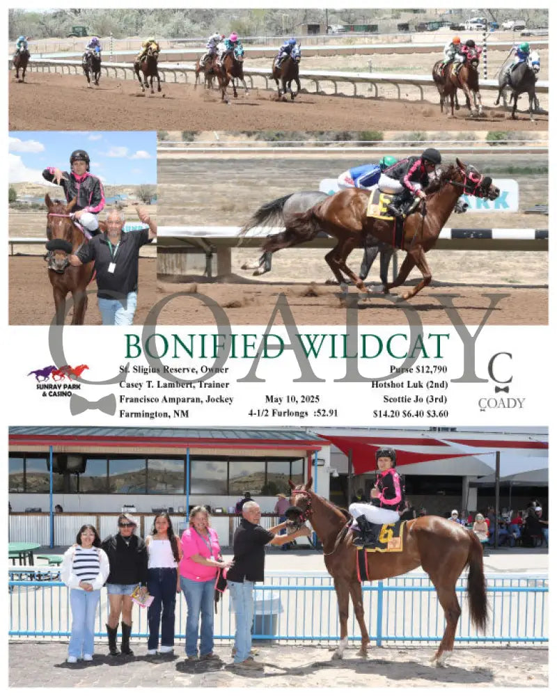 BONIFIED WILDCAT - 05-10-25 - R01 - SRP SunRay Park