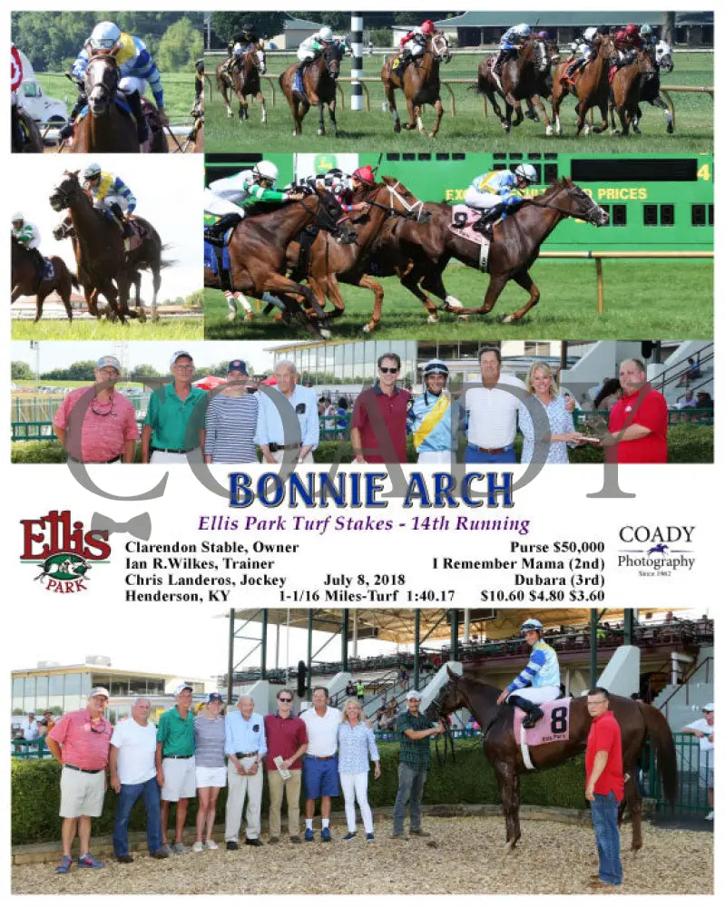 Bonnie Arch - 070818 Race 08 Elp Ellis Park
