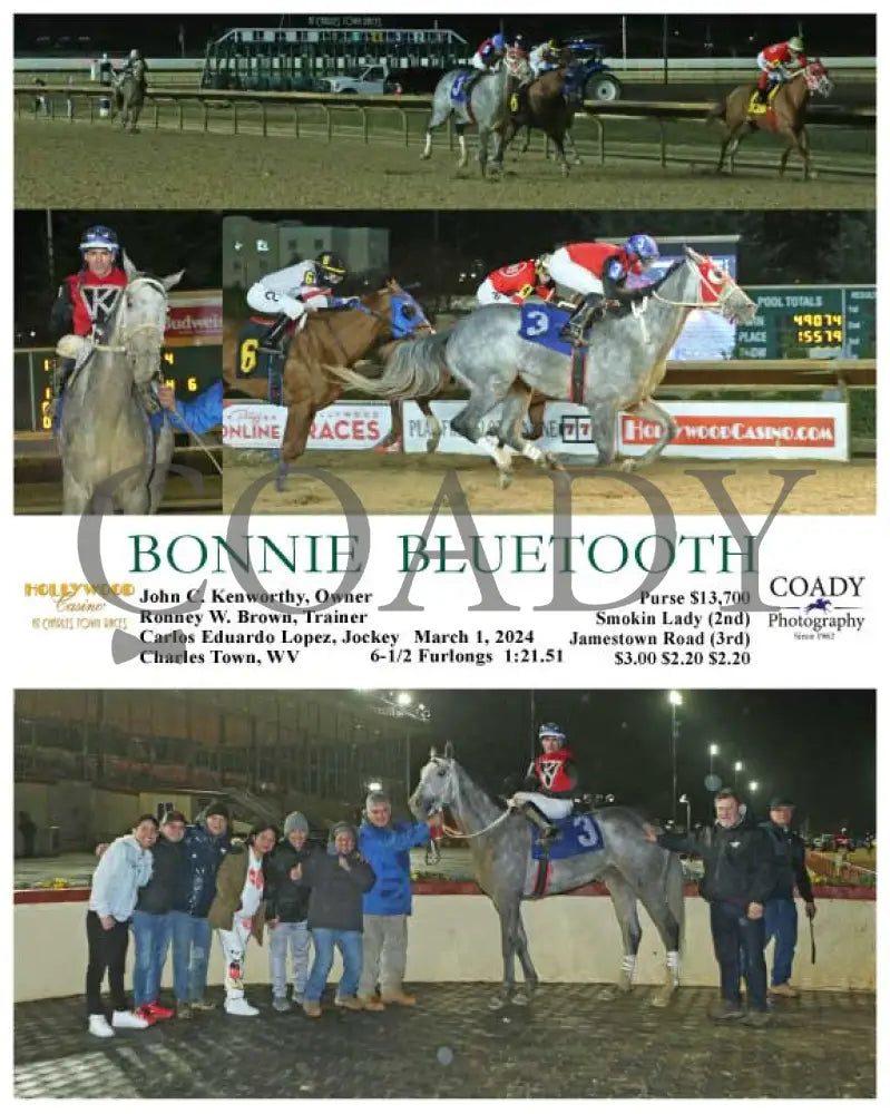 Bonnie Bluetooth - 03-01-24 R06 Ct Hollywood Casino At Charles Town Races