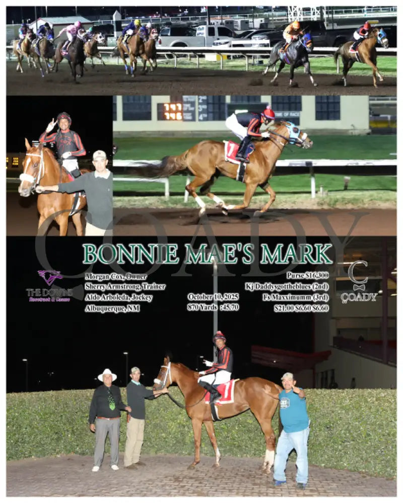 BONNIE MAE’S MARK - 10-10-25 - R05 - ALB Downs at Albuquerque