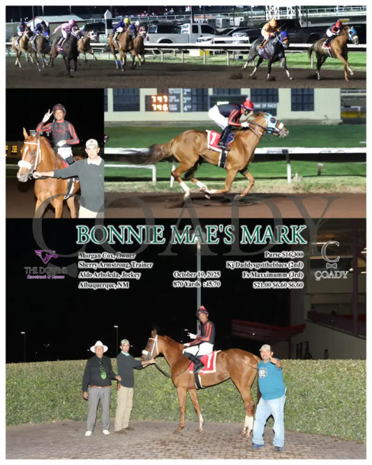 BONNIE MAE’S MARK - 10-10-25 - R05 - ALB Downs at Albuquerque