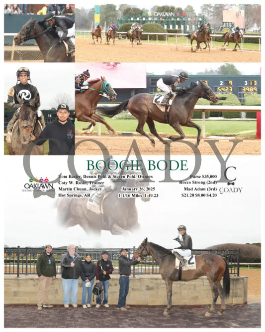Boogie Bode - 01-26-25 R01 Op Oaklawn Park