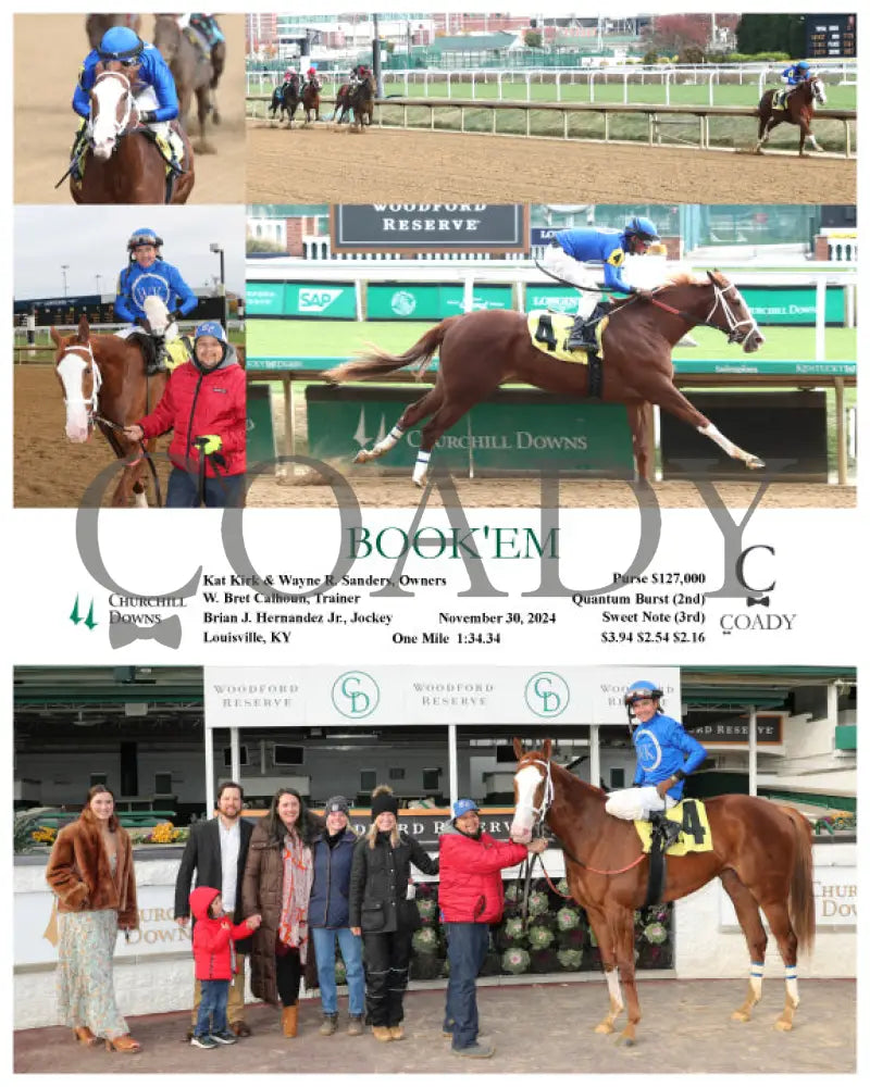Book’em - 11-30-24 R03 Cd Churchill Downs