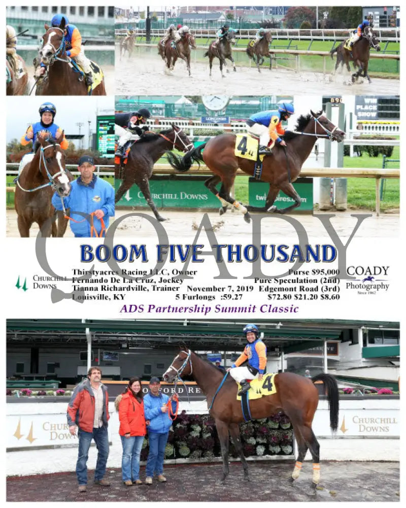 Boom Five Thousand - 11-07-19 R06 Cd Churchill Downs